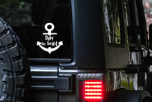 Load image into Gallery viewer, Baby on board Anchor Car Decal | Safety Bumper Sticker
