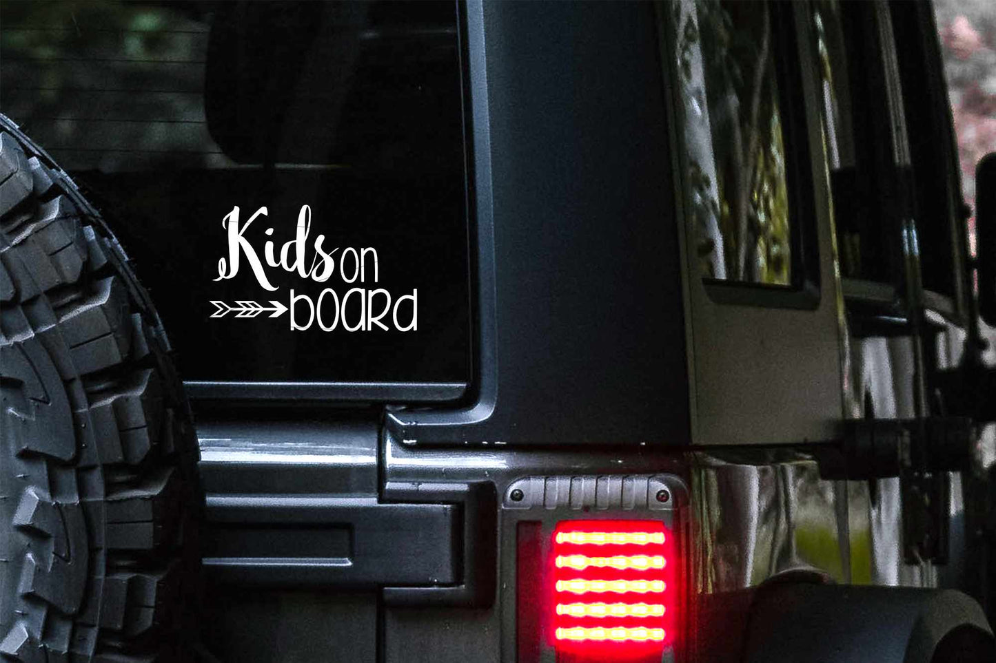 Kids on board Car Decal | Safety Bumper Sticker