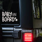 Baby on Board Car Decal | Safety Bumper Sticker