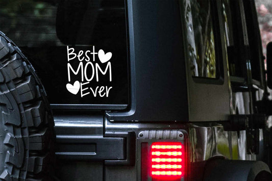 Best Mom Ever Car Decal
