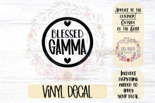 Load image into Gallery viewer, Blessed Gamma Car Decal
