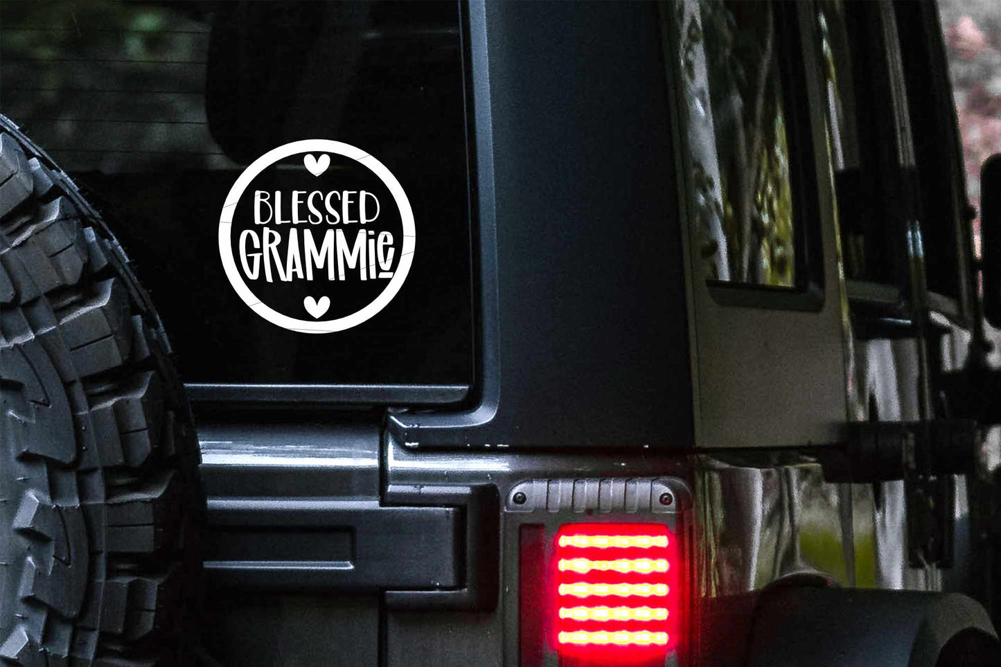 Blessed Grammie Car Decal