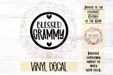 Load image into Gallery viewer, Blessed Grammy Car Decal
