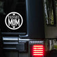 "Blessed Mom" inside of a circle with two hearts, one below and one above the wording.   Adhesive vinyl window decal - sticks the glass window or windshield of your automobile (Car, Truck, SUV, Crossover, Van, Minivan).  An alternative to bumper stickers and window clings.  Makes the perfect automotive accessory for the Proud Mom or to give as a gift fro the Best Mom on any occasion.