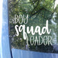 Boy Squad Leader Car Decal