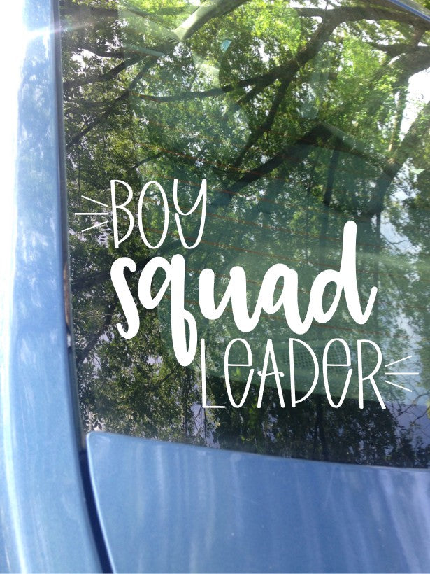 Boy Squad Leader Car Decal