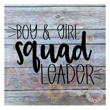 Load image into Gallery viewer, Boy &amp; Girl Squad Leader Car Decal
