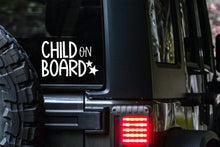 Load image into Gallery viewer, Child on Board Car Decal | Safety Bumper Sticker
