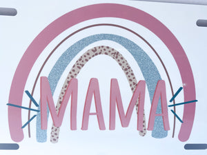 CLEARANCE! - Mama Rainbow Decorative Car Plate