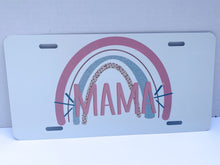 Load image into Gallery viewer, CLEARANCE! - Mama Rainbow Decorative Car Plate
