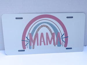 CLEARANCE! - Mama Rainbow Decorative Car Plate