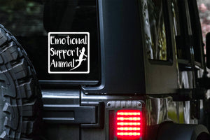 Emotional Support Animal Decal | In Case Of Emergency