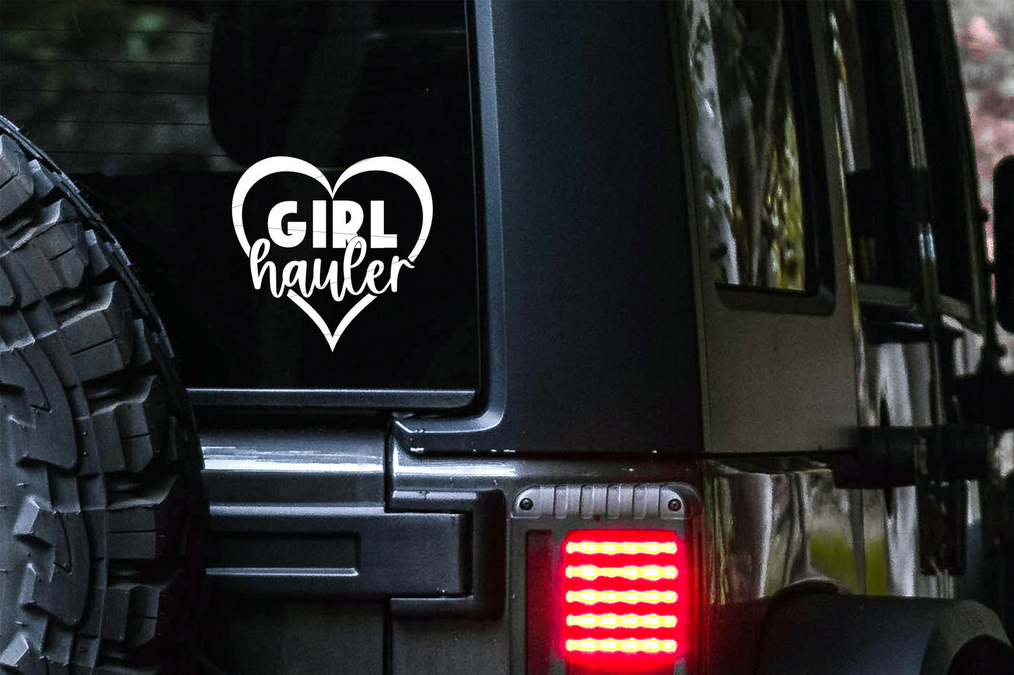 Girl Hauler Car Decal
