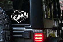 Load image into Gallery viewer, Grammy Heart Car Decal

