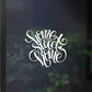 Home Sweet Home Decal | Glass Door Home Decal