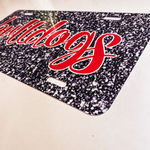 Load image into Gallery viewer, Bulldogs Fake Glitter Decorative Car Plate
