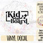 Kid on Board Retro Star Car Decal | Safety Bumper Sticker