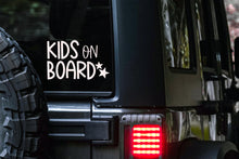 Load image into Gallery viewer, Kids on Board Car Decal | Safety Bumper Sticker
