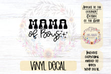 Load image into Gallery viewer, Mama of Boys Car Decal
