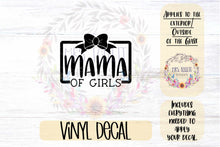 Load image into Gallery viewer, Mama of Girls Car Decal
