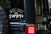 Load image into Gallery viewer, Most Loved Gamma Car Decal
