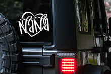 Load image into Gallery viewer, Nana Heart Car Decal
