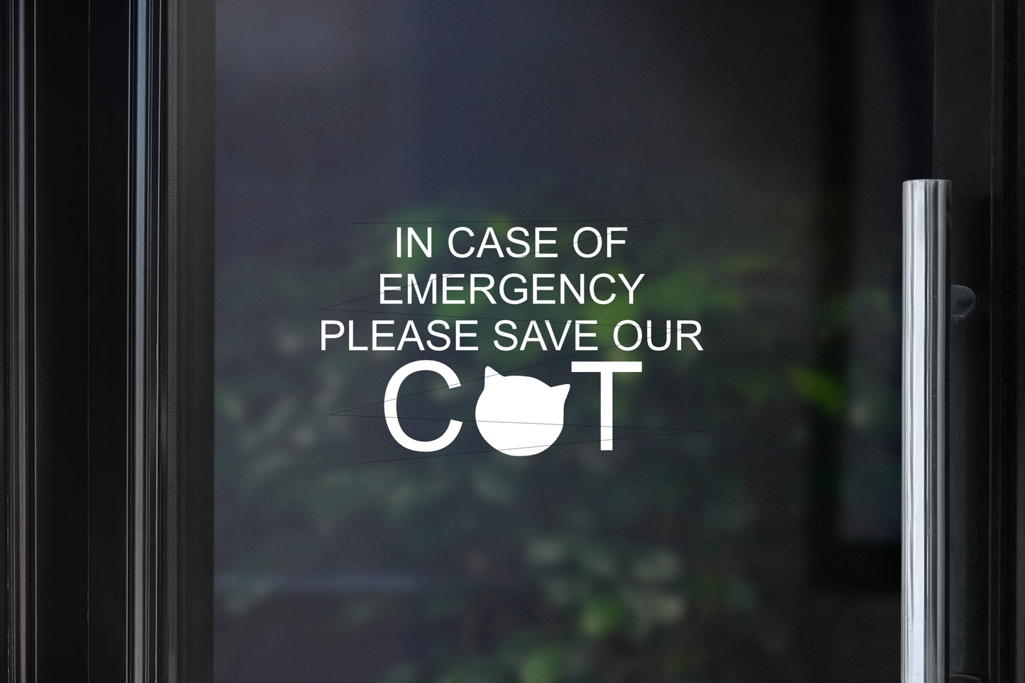 Save My / Our Cat(s) Decal | In Case Of Emergency