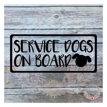 Load image into Gallery viewer, Service Dogs Car Decal | In Case Of Emergency
