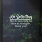 No Soliciting Decal | We do not open the door to strangers