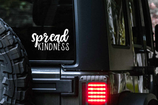Spread Kindness Car Decal