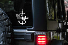Load image into Gallery viewer, Take Me To The Lake Car Decal
