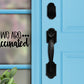 We Are Vaccinated Decal | Sticks to Glass Door or Window