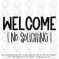 Welcome [No Soliciting] Decal | Glass Door Home Decal