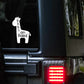 Baby on Board Giraffe Car Decal | Safety Bumper Sticker