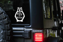 Load image into Gallery viewer, Baby on board Penguin Car Decal | Safety Bumper Sticker
