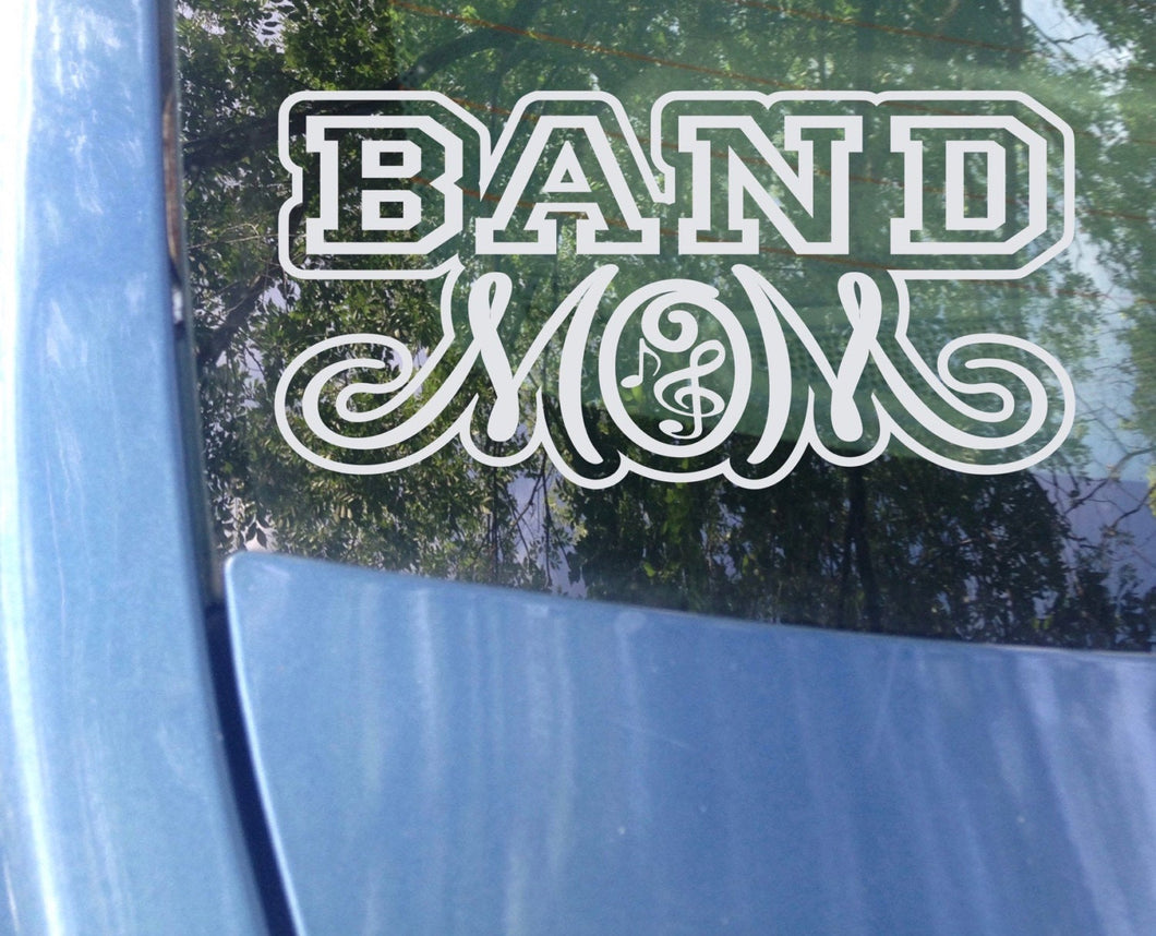 Band Mom Car Decal