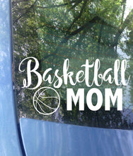 Load image into Gallery viewer, Basketball Mom Car Decal | Sports Mom Bumper Sticker
