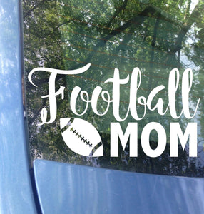Football Mom Car Decal | Sports Mom Bumper Sticker