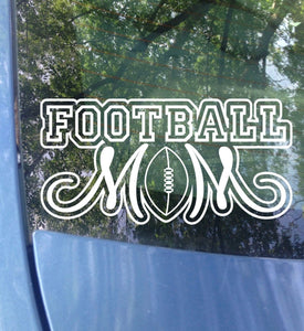 Football Mom Car Decal | Sports Mom Bumper Sticker