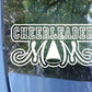 Cheerleader Mom Car Decal | Sports Mom Bumper Sticker