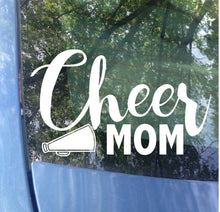 Load image into Gallery viewer, Cheer Mom Car Decal | Sports Mom Bumper Sticker
