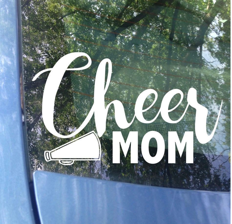 Cheer Mom Car Decal | Sports Mom Bumper Sticker