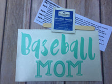 Load image into Gallery viewer, Baseball Mom Car Decal - Choose your style
