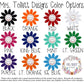 Mrs Tollett Designs Car Decal Color Chart 1