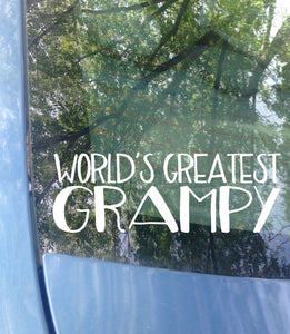 World's Greatest Dad Car Decal | Dad Gift