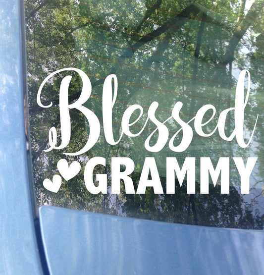 Blessed Grammy Car Decal | Grammy Gift