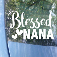 Load image into Gallery viewer, Blessed Nana Car Decal | Nana Gift
