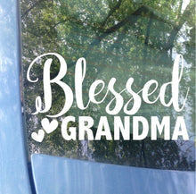 Load image into Gallery viewer, Blessed Grandma Car Decal | Grandma Gift
