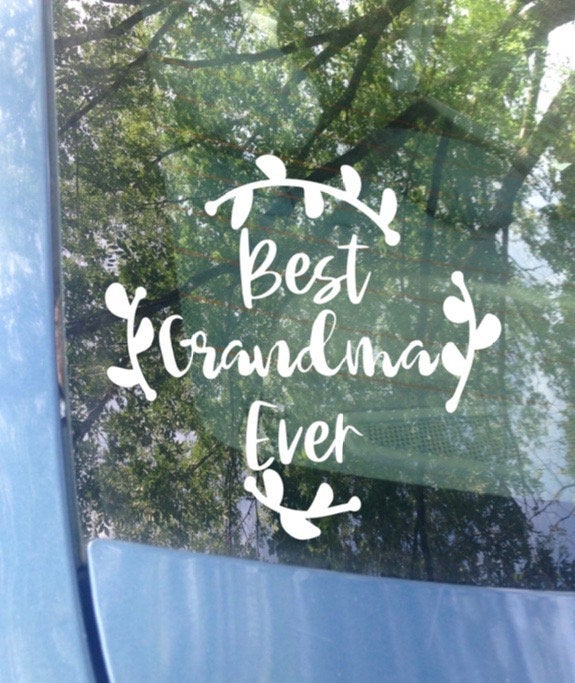 Best Grandma Ever Car Decal | Grandma Gift