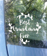 Load image into Gallery viewer, Best Grandma Ever Car Decal | Grandma Gift

